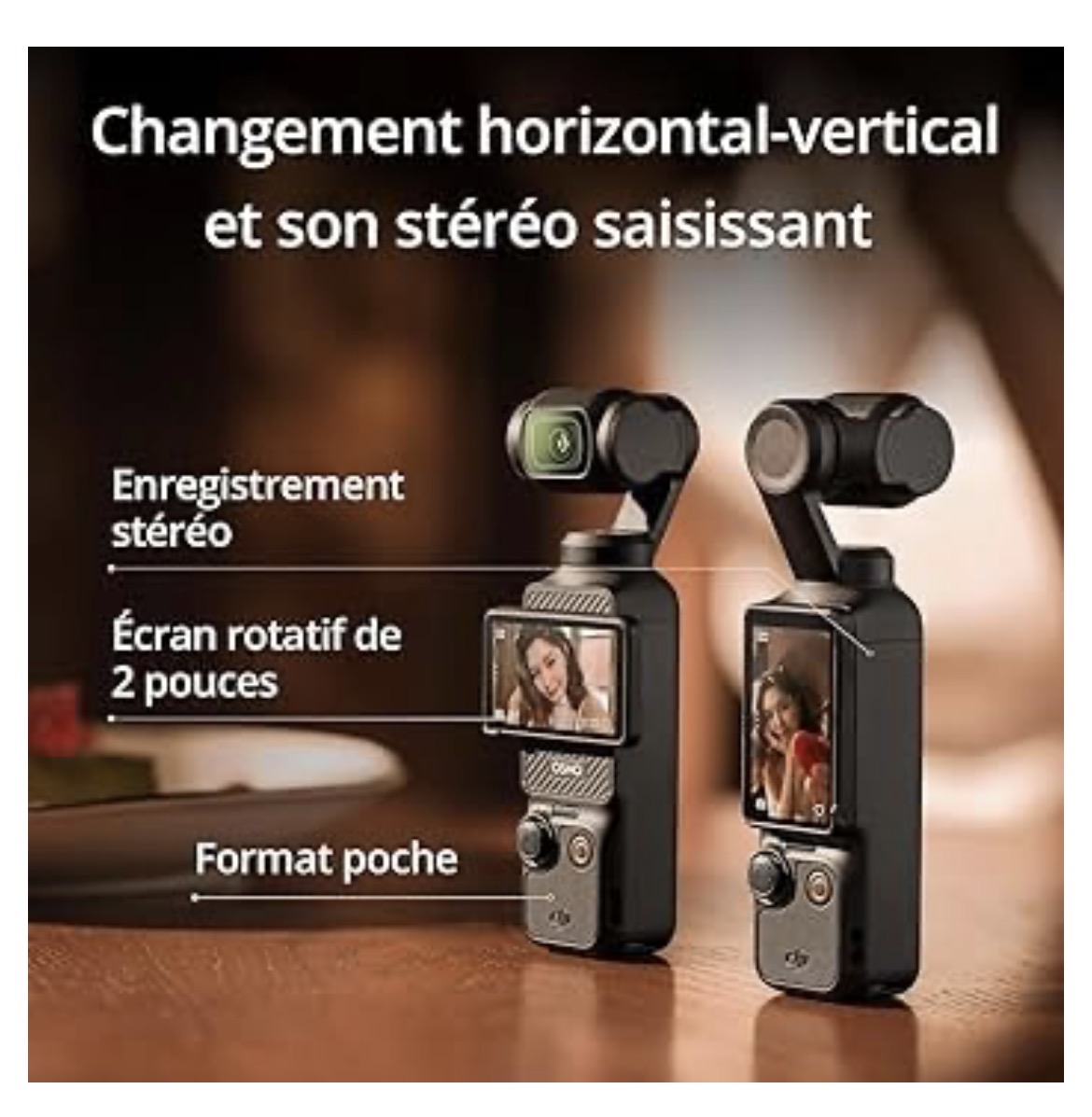 DJI Osmo Pocket 3, Digital Camera Vlog CMOS 1'' and 4K/120fps Video