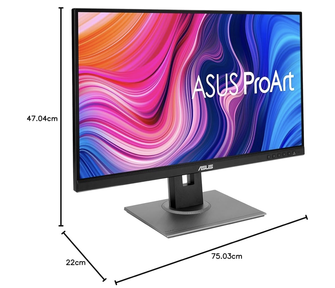 ASUS ProArt Display PA278QV – Professional Monitor 27'' IPS Panel,