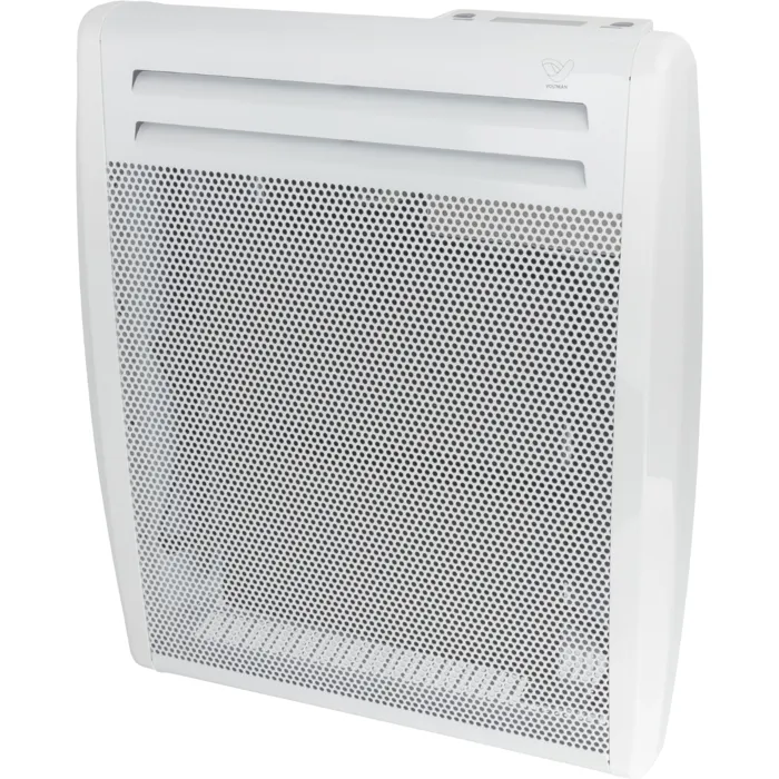 Voltman 500W White Radiant Electric Heater - Integrated Thermostat