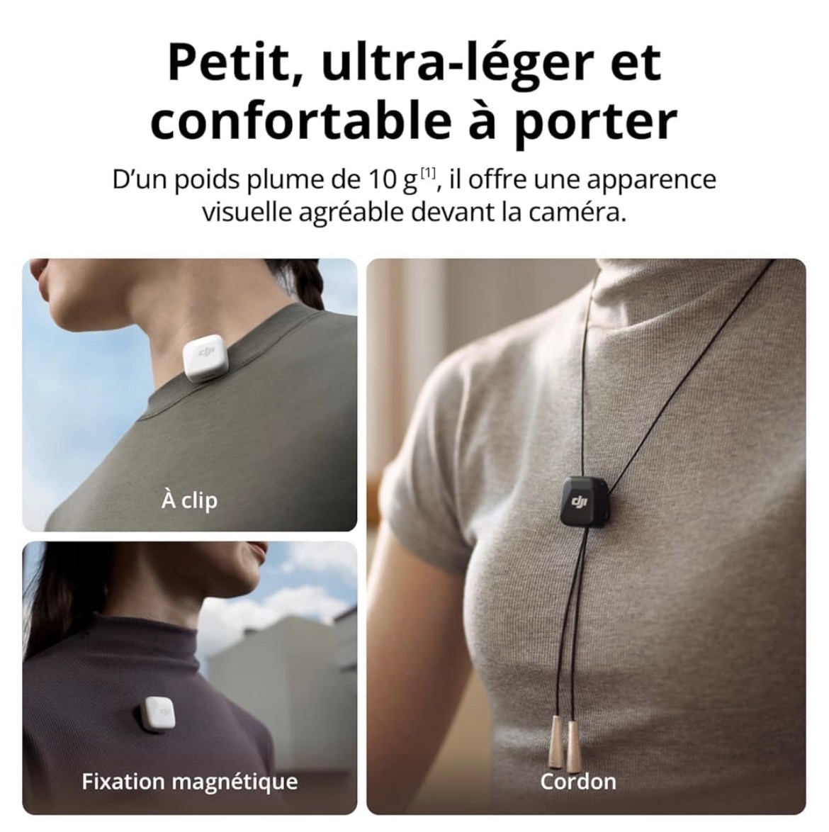 DJI Mic Mini (2 TX + 1 RX Mobile), Wireless Microphone