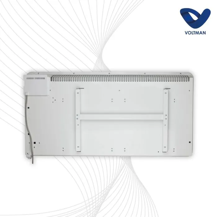 Voltman Wi-Fi Connected Dry Cast Iron Inertia Heater - White - 2000W