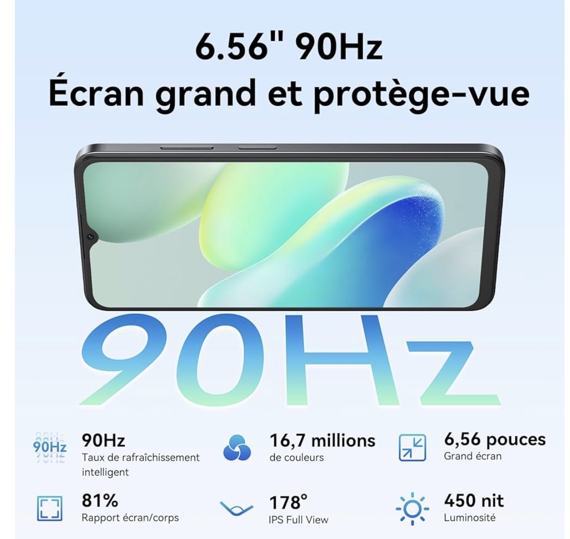 OSCAL Android Smartphone 15, 12GB+256GB