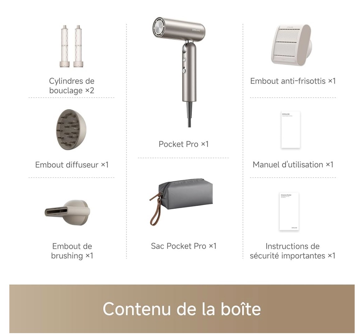 DREAME Pocket Pro High Speed Hair Dryer