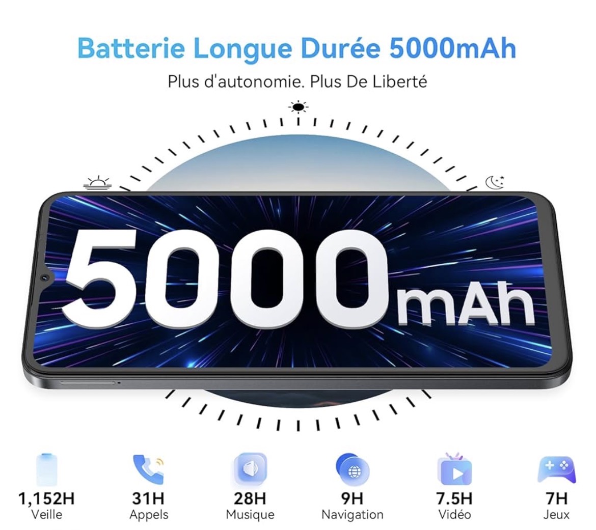 OSCAL Android Smartphone 15, 12GB+256GB