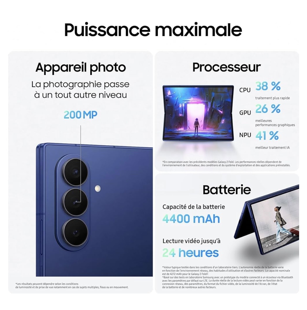 Samsung Galaxy Z Fold7, Smartphone Android 5G avec Galaxy AI