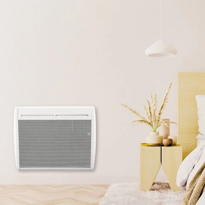 Voltman 500W White Radiant Electric Heater - Integrated Thermostat