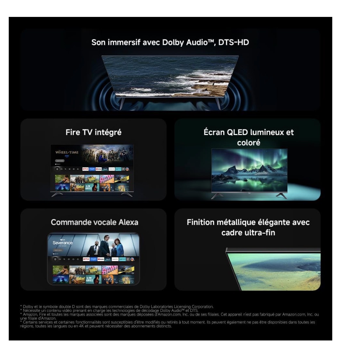 XIAOMI F Pro 32 32-inch QLED, Smart TV, Fire OS7