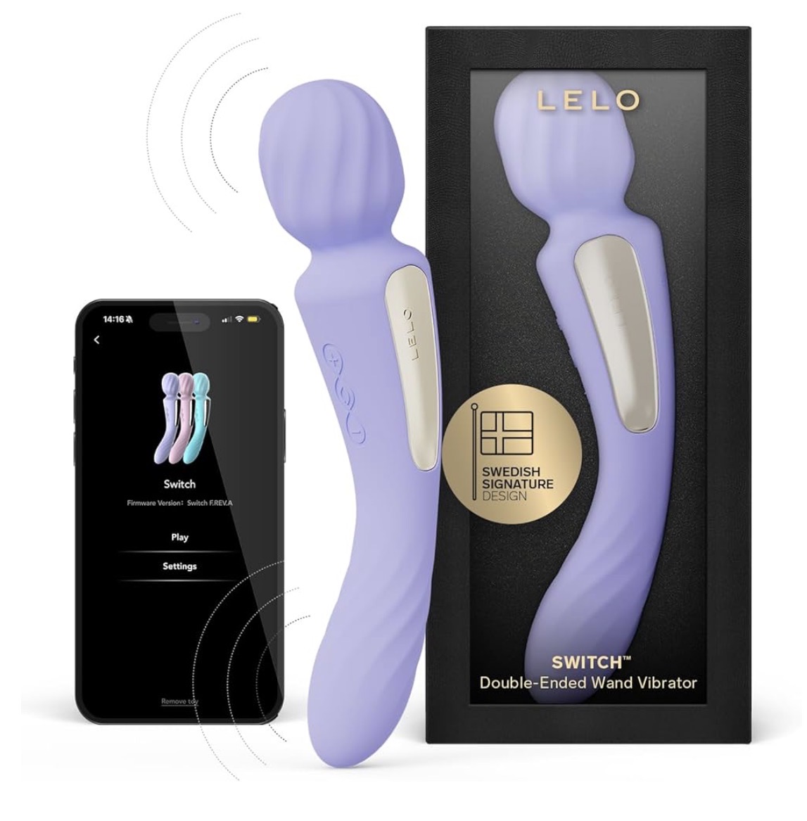 LELO SWITCH Double Ended Wand Massager for Women